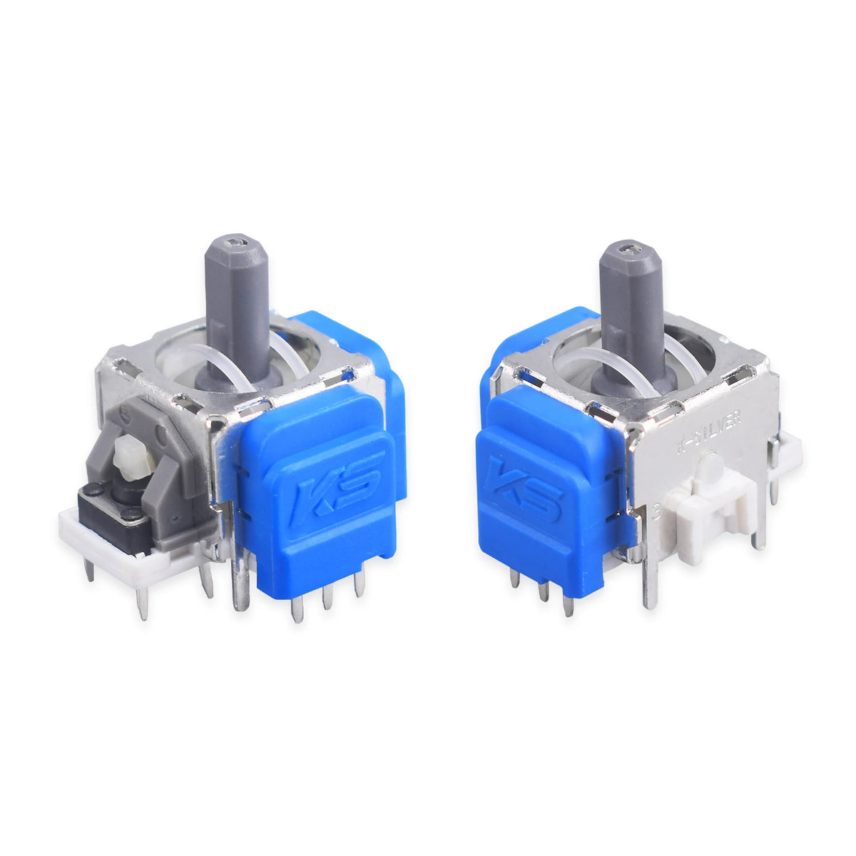 2Pcs Tmr Electromagnetic Induction Joystick Replacement 3D Analog Thumb Stick for Ps5 Ps4 Xbox One Series X/s Elite Controller