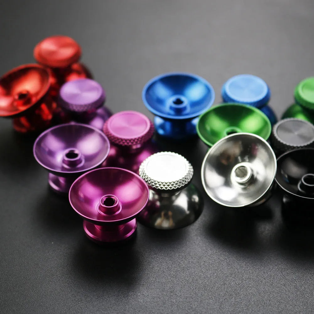 YUXI 2PCS Metal Analog Joystick Thumb Stick Grip Cap Replace