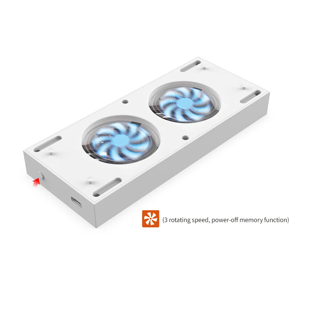DOBE TYX-0658 Vertical Cooling Stand for Xbox Series X Cooling Tower with Dual Fans& USB Hub Gaming Console Cooler&Space-Saving