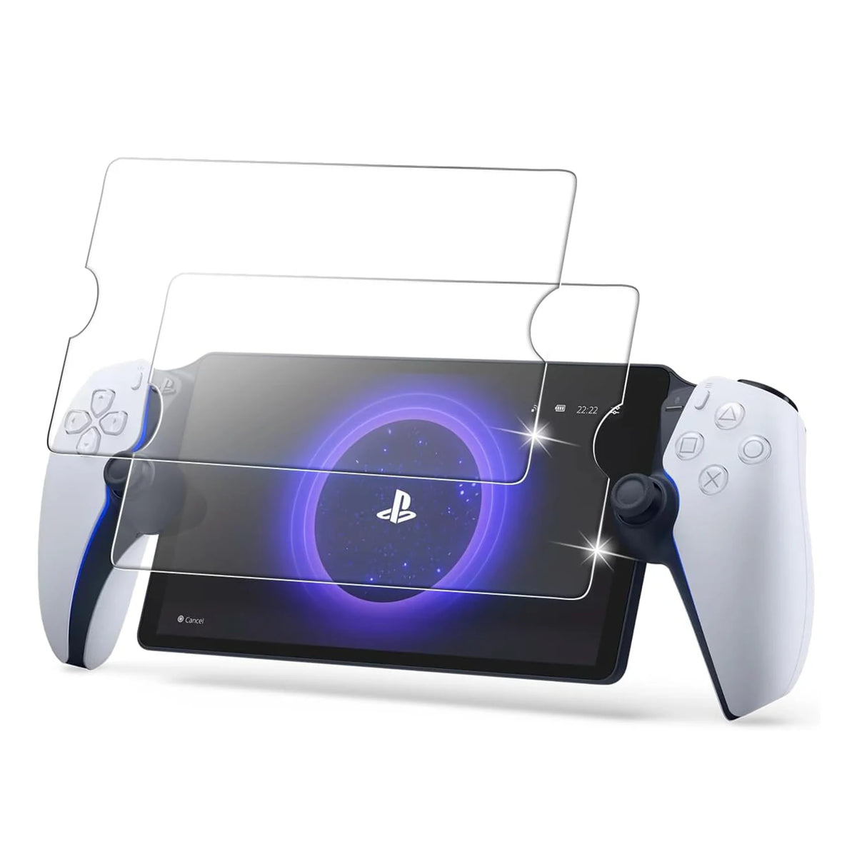 2pack 9H Tempered Glass for PlayStation Portal Anti-Fingerpr