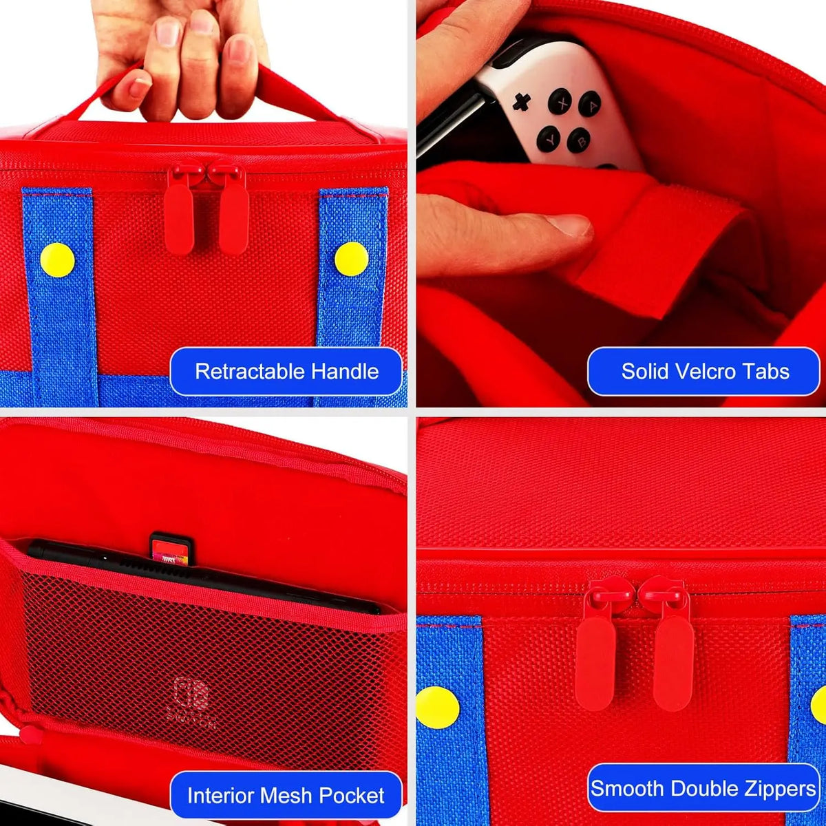Portable Soft Shell Case for Switch 2 / Switch / OLED Cute W