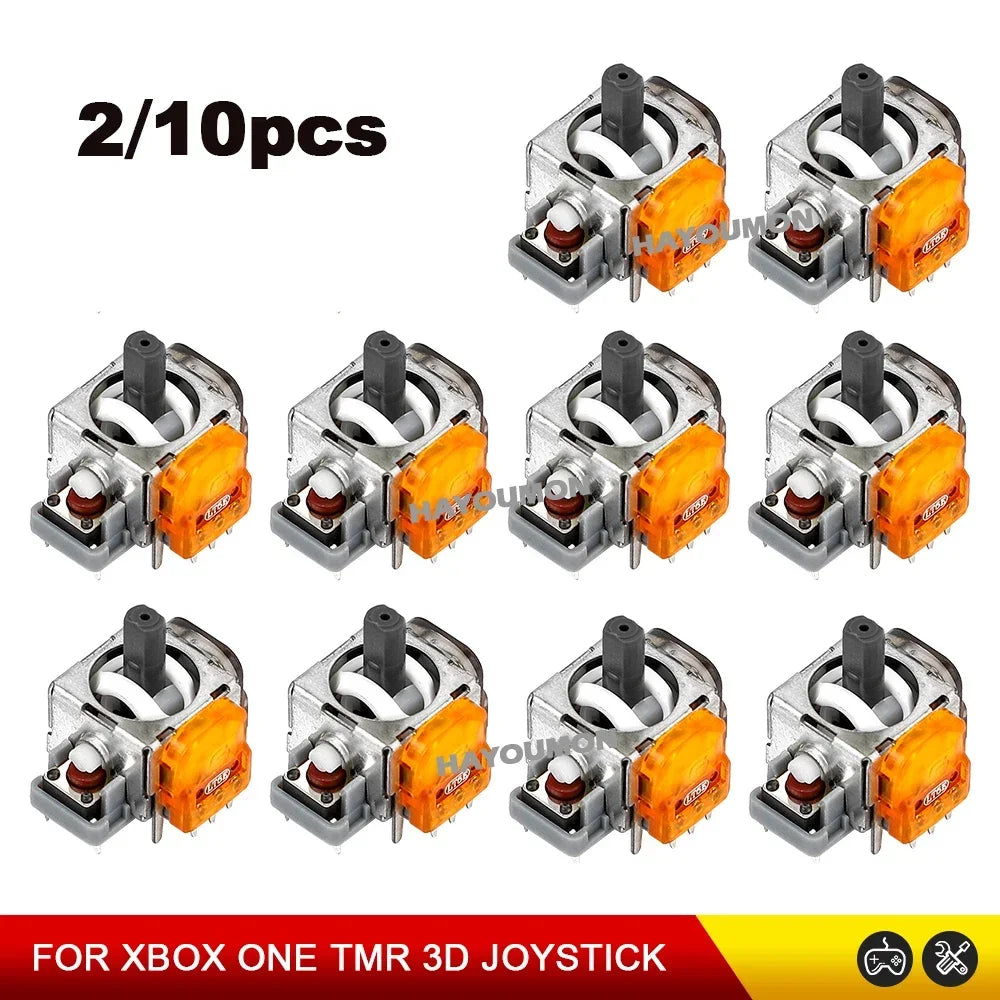 2/10Pcs Replacement TMR Effect Joystick 3D Analog Stick for 