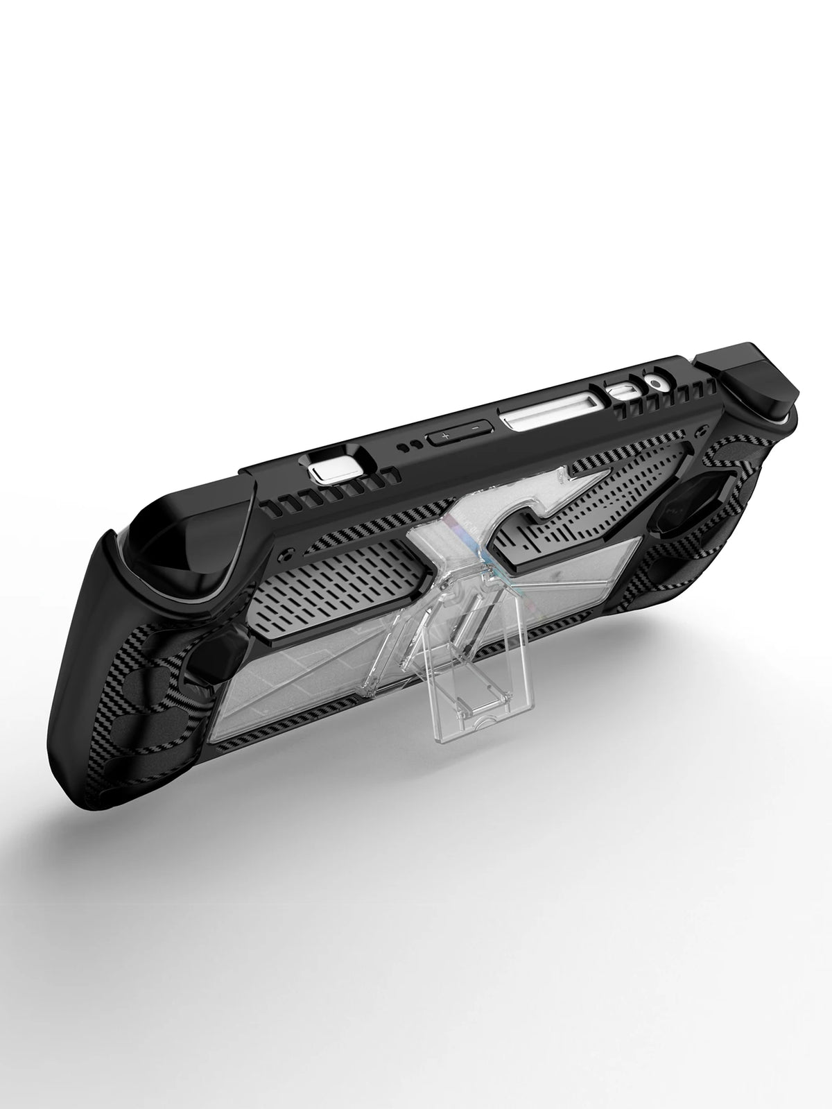 Silicone Protective Cover for ASUS ROG Ally Case Soft Shockproof TPU Handheld Game Console Shell Full Protection with Stand Base
