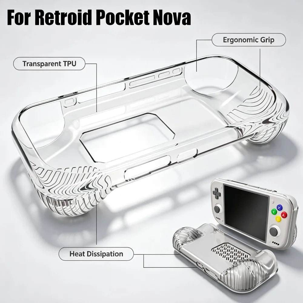 TPU Protective Case For Retroid Pocket Nova Handheld Game Co