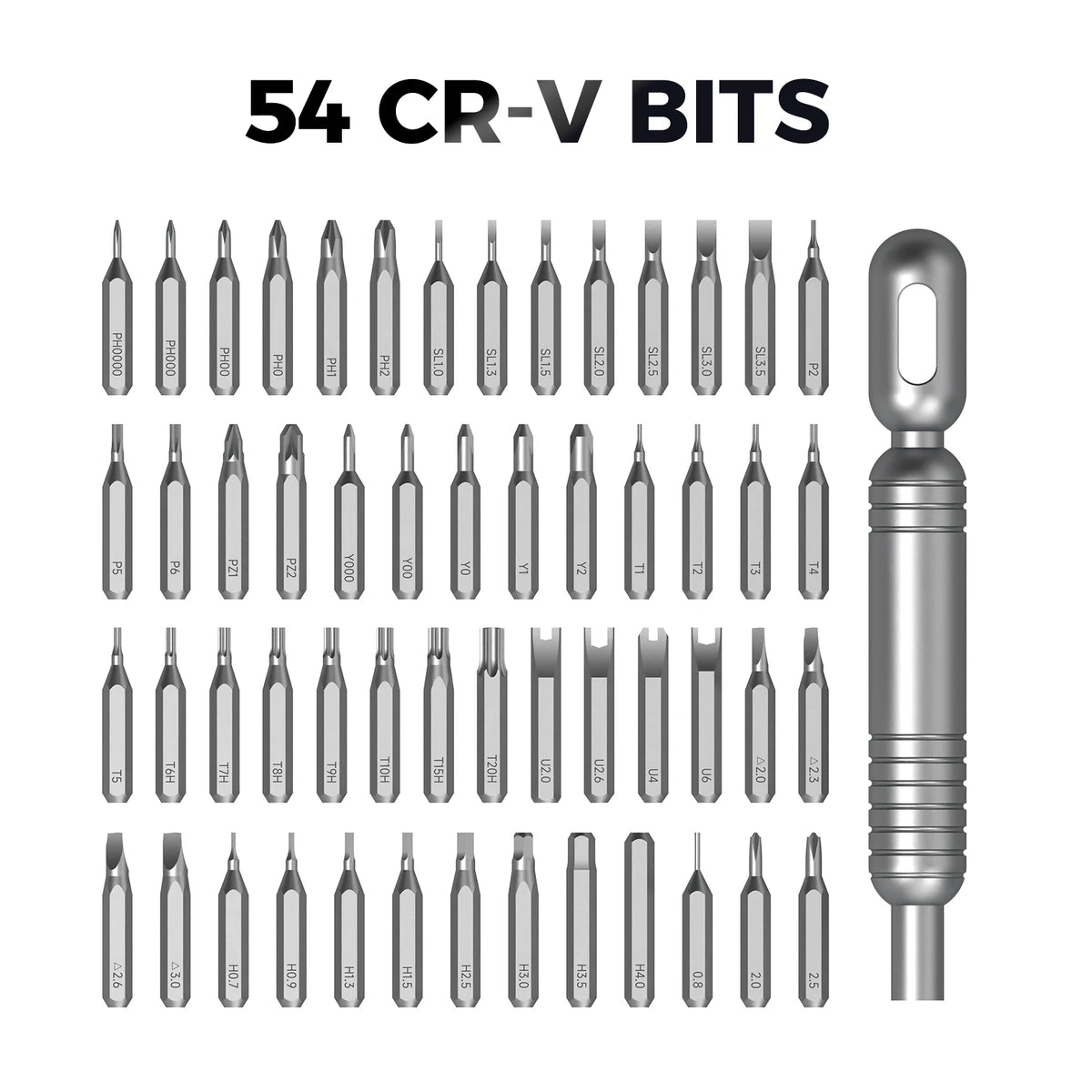 55PCS Mini Precision Screwdriver Set CRV Magnetic Bits Repai