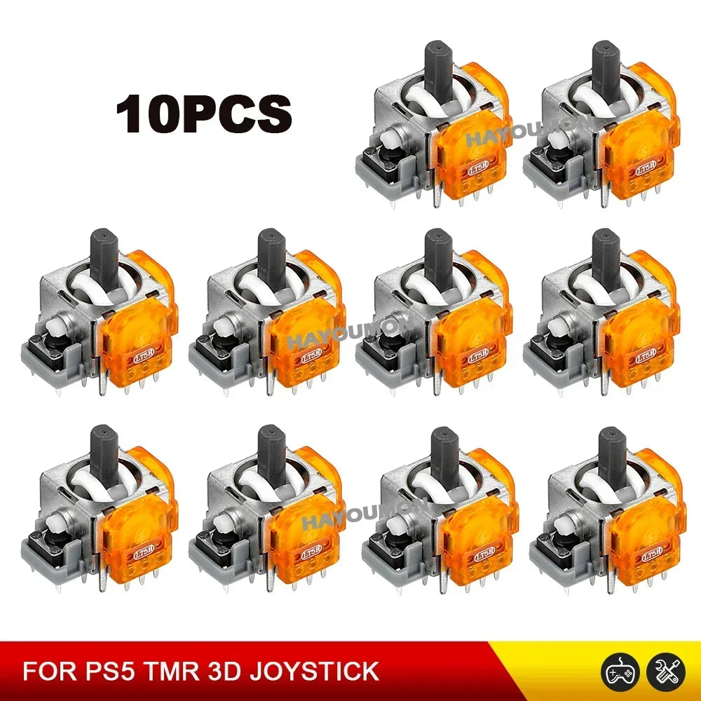 2-10PCS Replacement TMR Effect Joystick 3D Analog ThumbStick for PS5 PS4 Controller for Xbox Series S/Switch PRO Gampad Repair