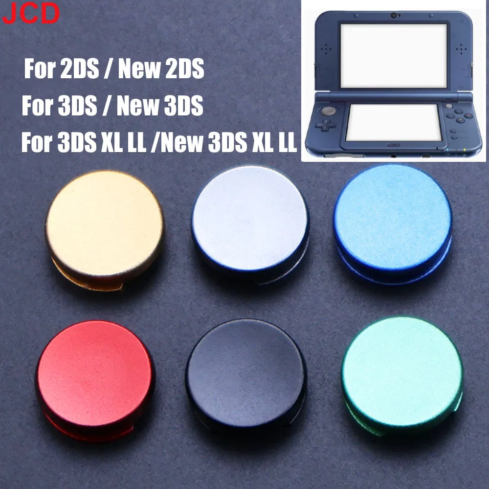 JCD 1Pcs Metal Buttons For 3DS 3DSXL 3DSLL Analog Controller