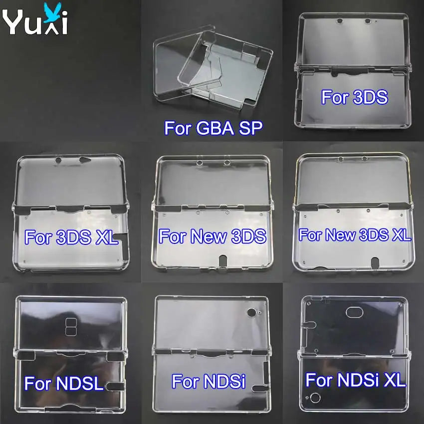 YuXi In Bulk Clear Plastic Crystal Case Protective Case Cove