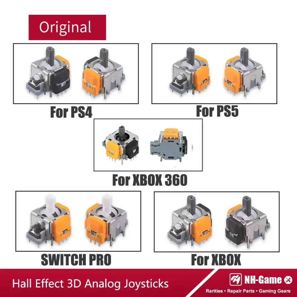 10PCS Latest Hall Effect 3D Analog Stick Joystick Sensor Mod