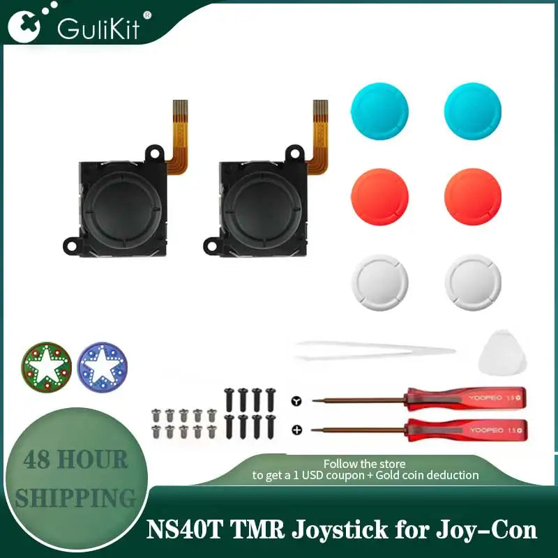 GuliKit TMR Sensing Joystick NS40T for Joy-Con Game Accessor