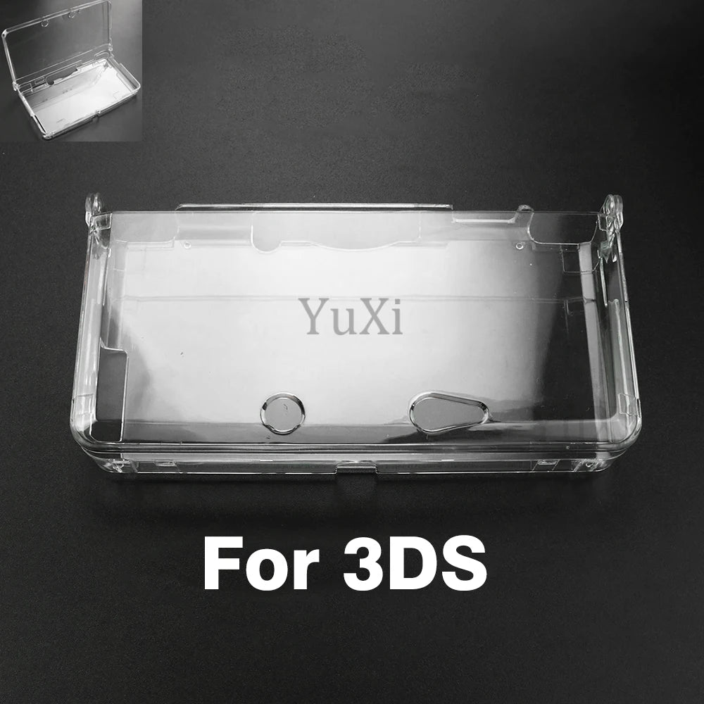 Clear Crystal Protective Case For Nintend NDS Lite NDSi XL LL Plastic Hard Shell Skin Case Cover For 2DS New 3DS XL LL GBA SP