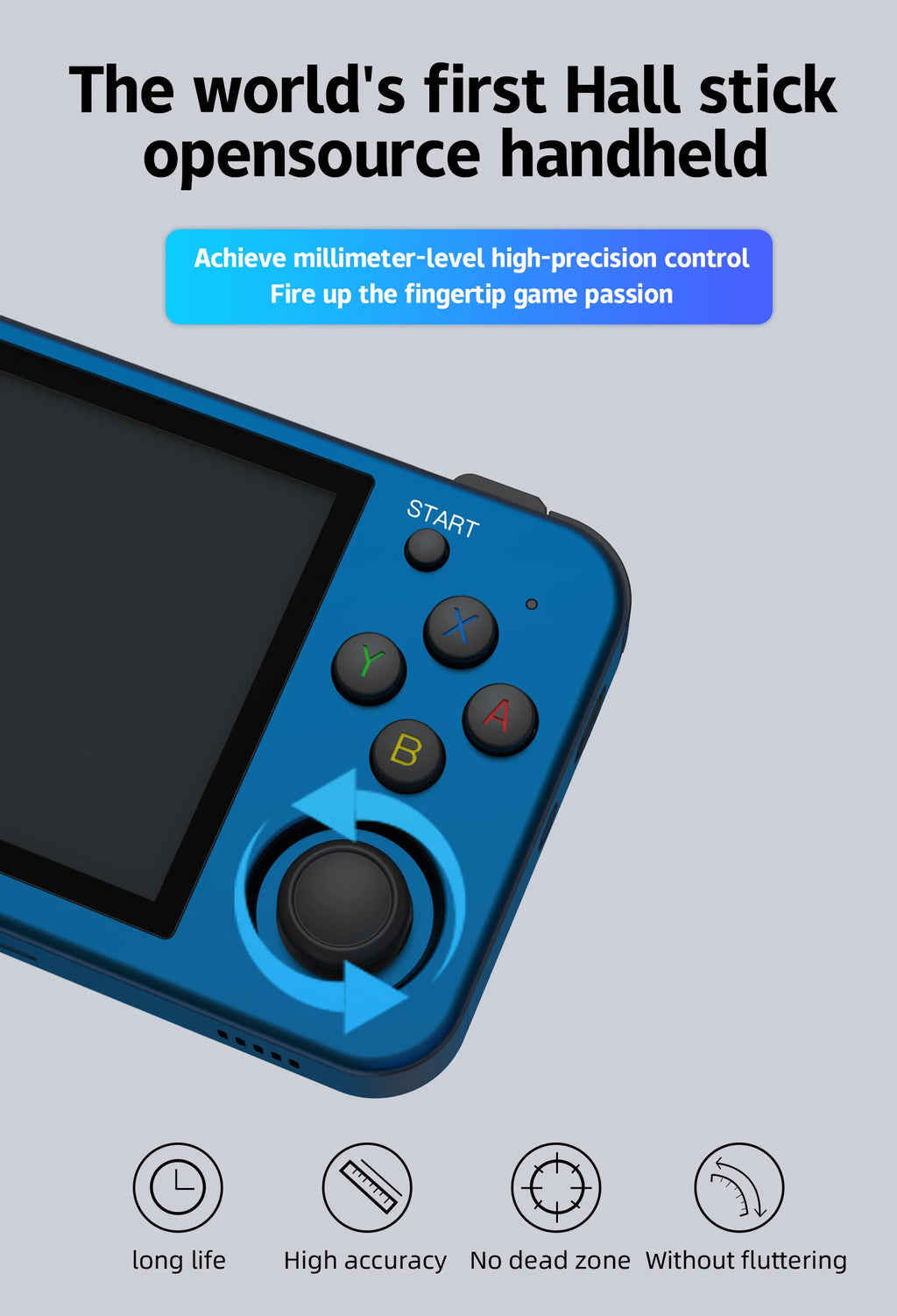 Anbernic RG353M Handheld Game Console Aluminum Alloy Shell 3