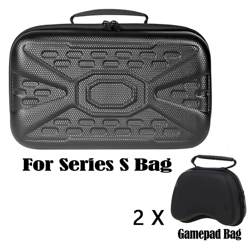 For X Box Xbox Series X S Bag Game Console Gamepad Controller Storage Organizer Travel Suitcase Carry Case Accessory Funda Tool