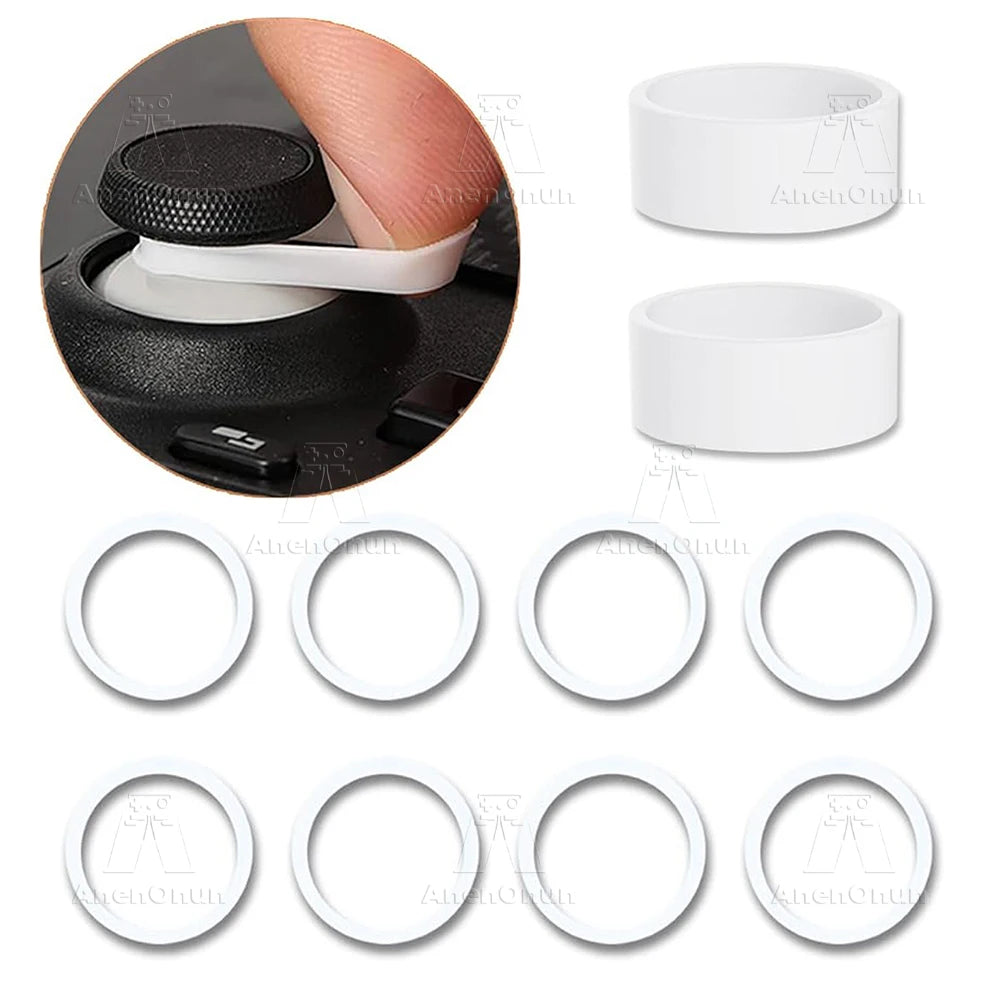 10PCS Controller Silicone Joystick Protectors Gamepad Thumbstick Protective Ring for PS5 PS4 Switch Pro Xbox Steam Deck ROG Ally