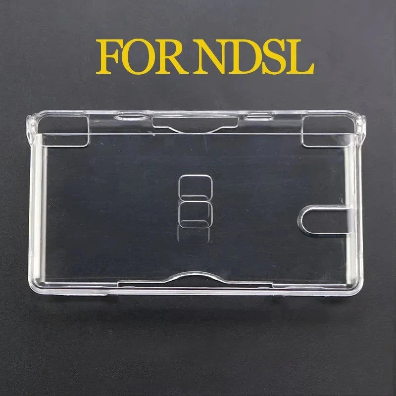 NDSL Transparent Housing Shell Hard Protective Case with Scr