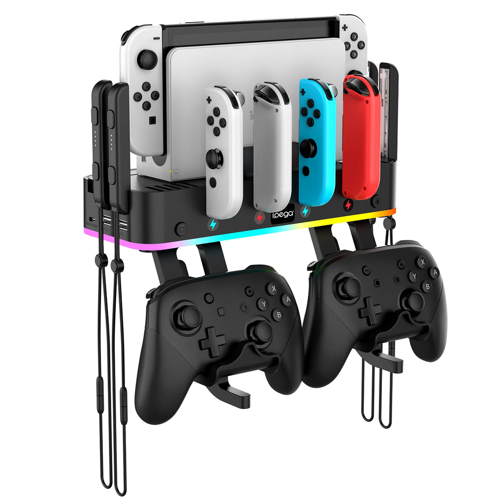 IPEGA PG-SW107 RGB Switch Wall Mount with Joy-Con Charger Sw
