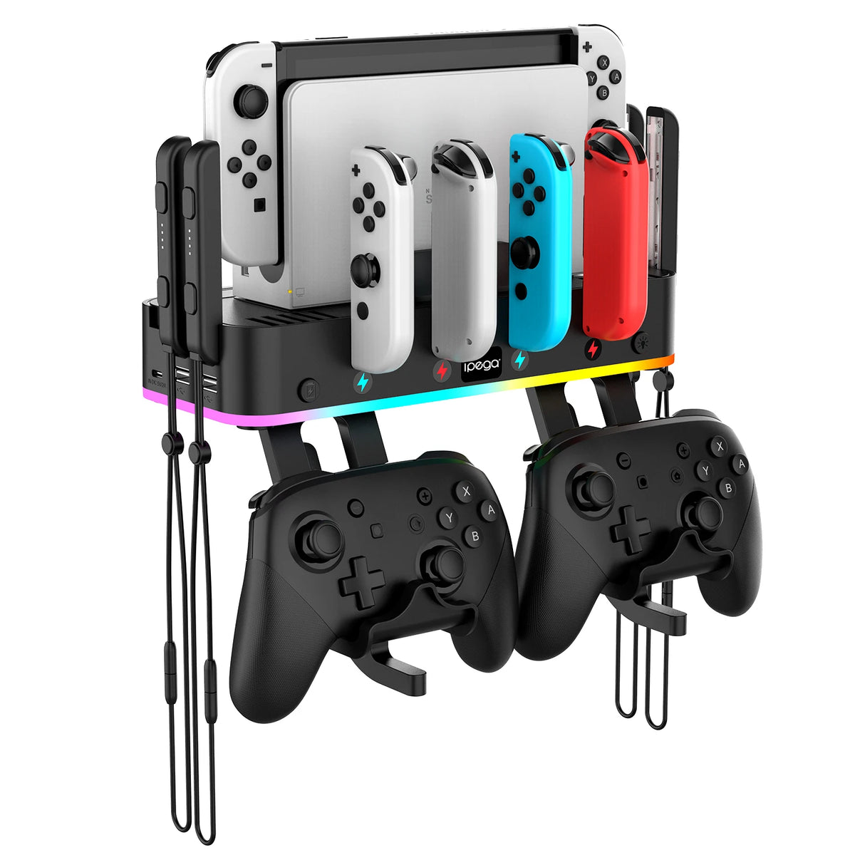 IPEGA PG-SW107 RGB Switch Wall Mount with Joy-Con Charger Sw