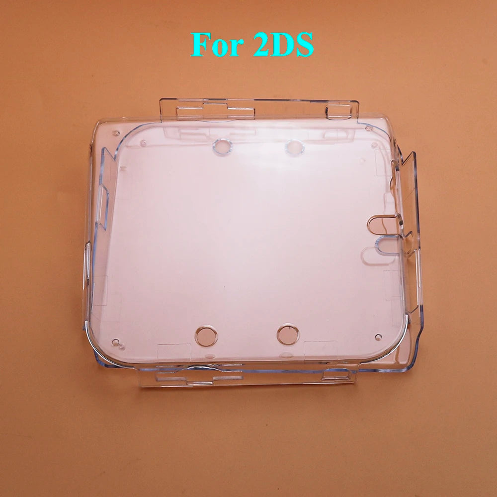 1pc Plastic Clear Crystal Hard Shell Case Cover For 3DS New 