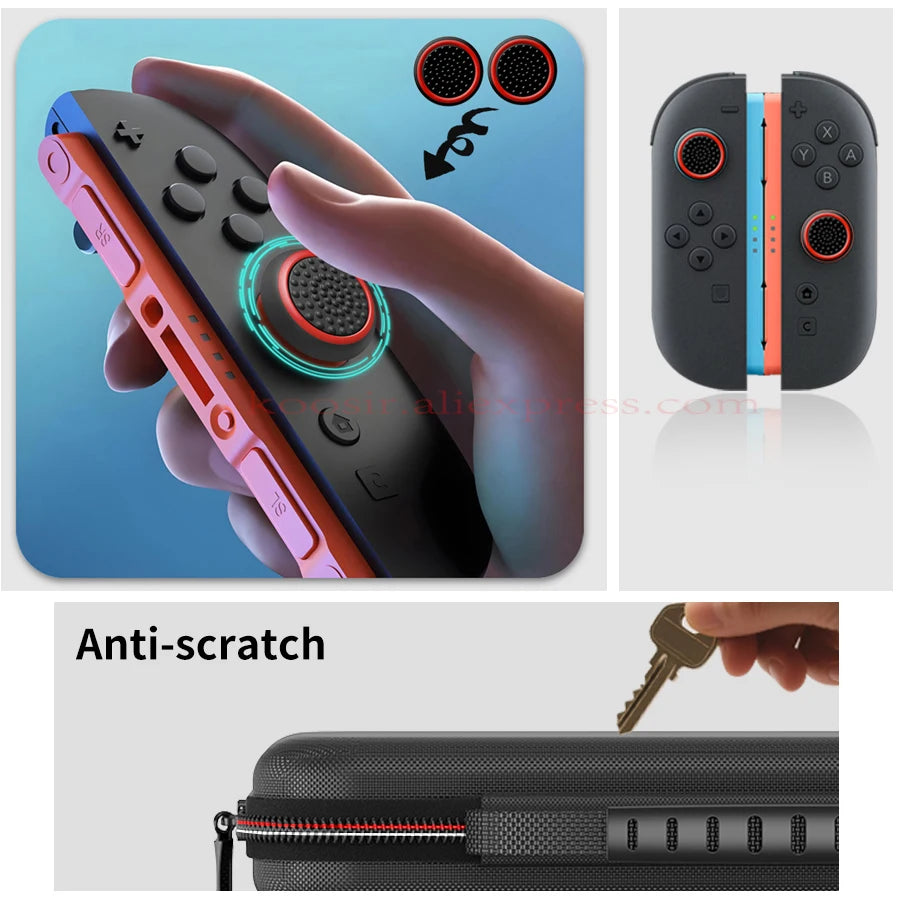 Switch2 Nylon Cloth Travel Carrying Case for Nintendo Switch