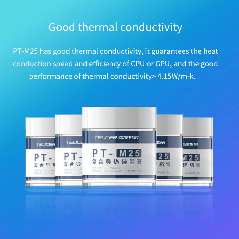 Teucer 25g Canned Thermal Compound Paste Coolers Heat Sink G