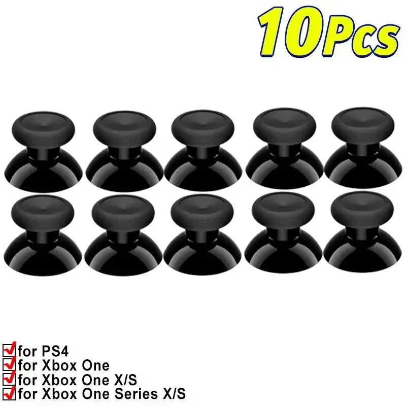 10pcs Replacement Thumbsticks for PS5 PS4 PS3 Controller Analog Thumb Sticks for XBOX ONE Series 360 Joystick Caps Repair Parts