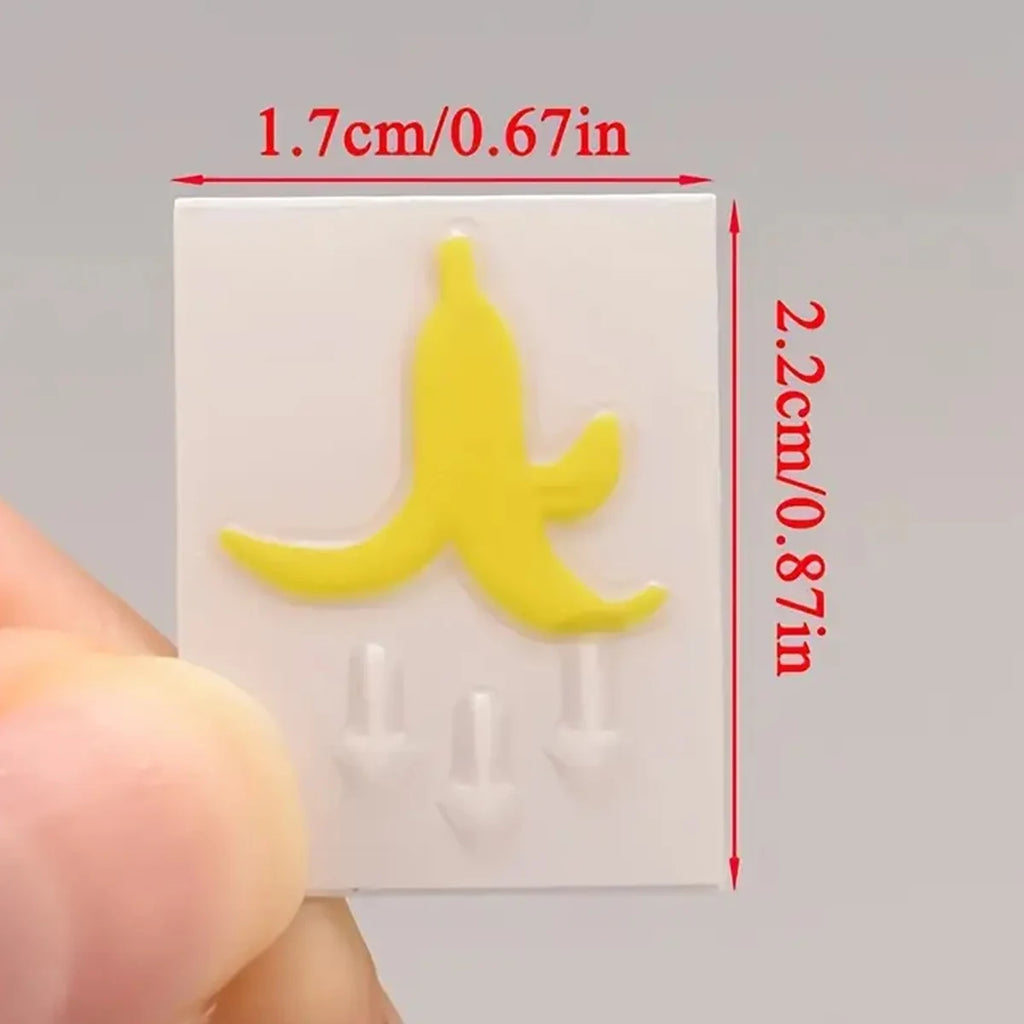 2 Pcs Car Stickers - Banana Peel Button Decals Waterproof PV