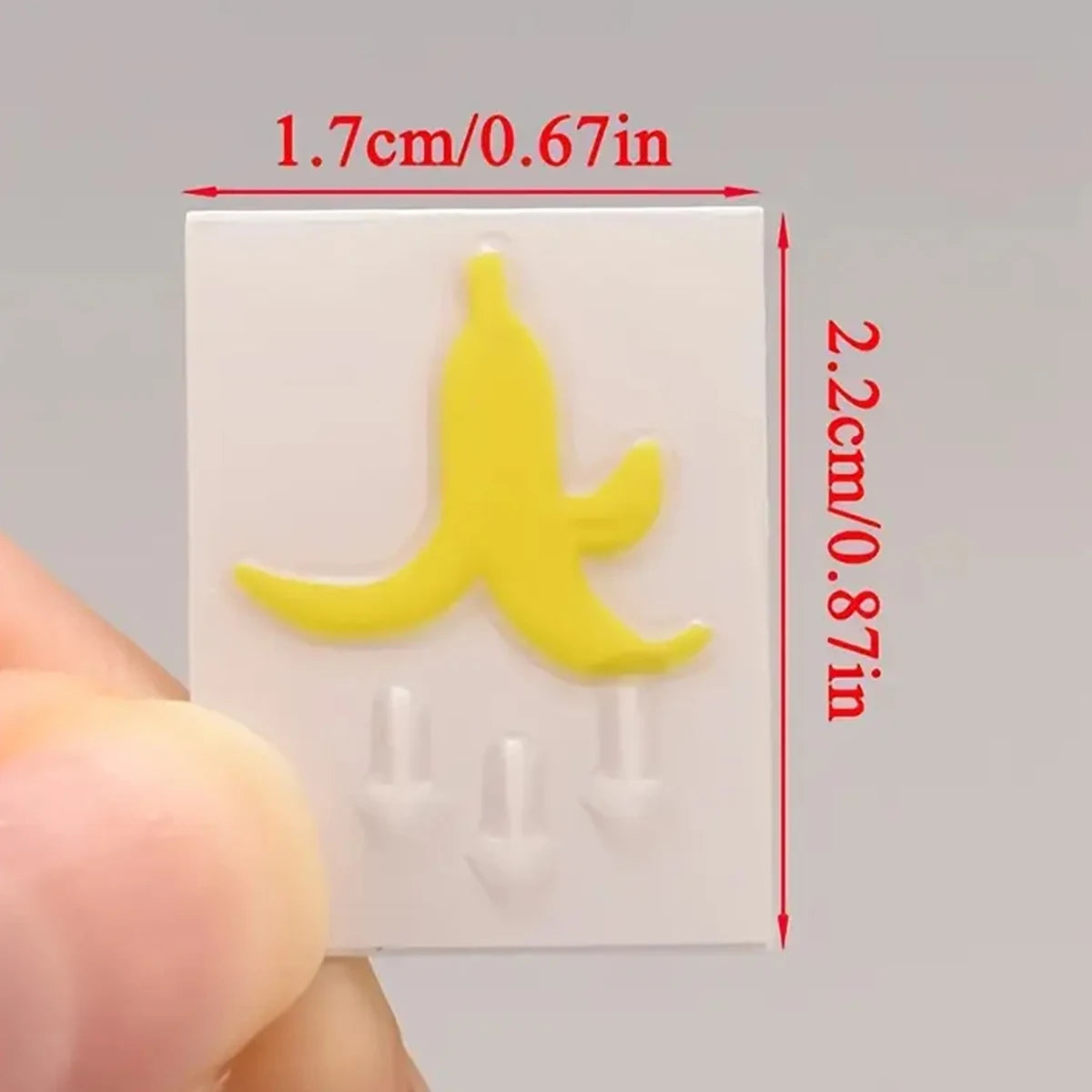 2 Pcs Car Stickers - Banana Peel Button Decals Waterproof PV