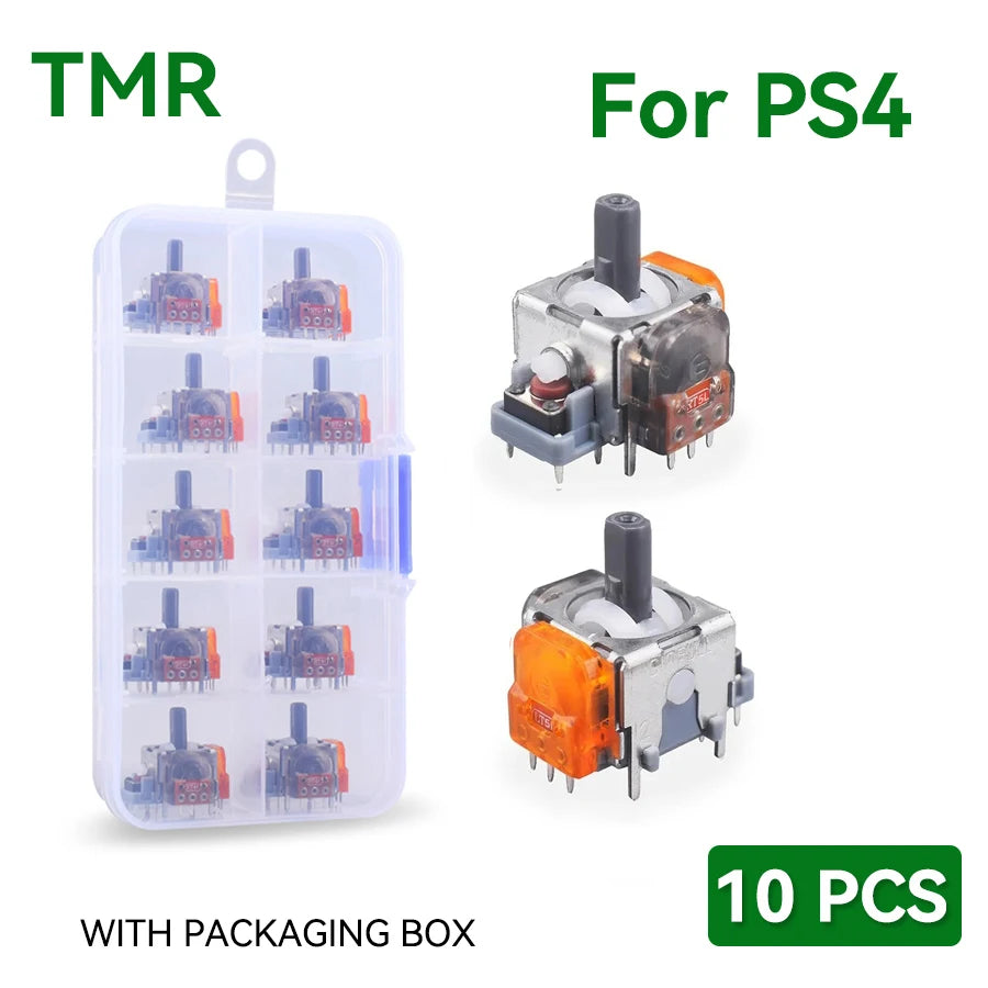 2-4-10PCS TMR Hall Effect Joystick 3D Analog Stick Sensor Replacement for PS5/PS4/Xbox Series X/S Controller Upgrade Accessories