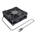 125mm USB Cooling Fan With On/Off Switch Silent Portable Cooler For Router TV Box Laptop Game Console Cabinet Mini Exhaust Fan