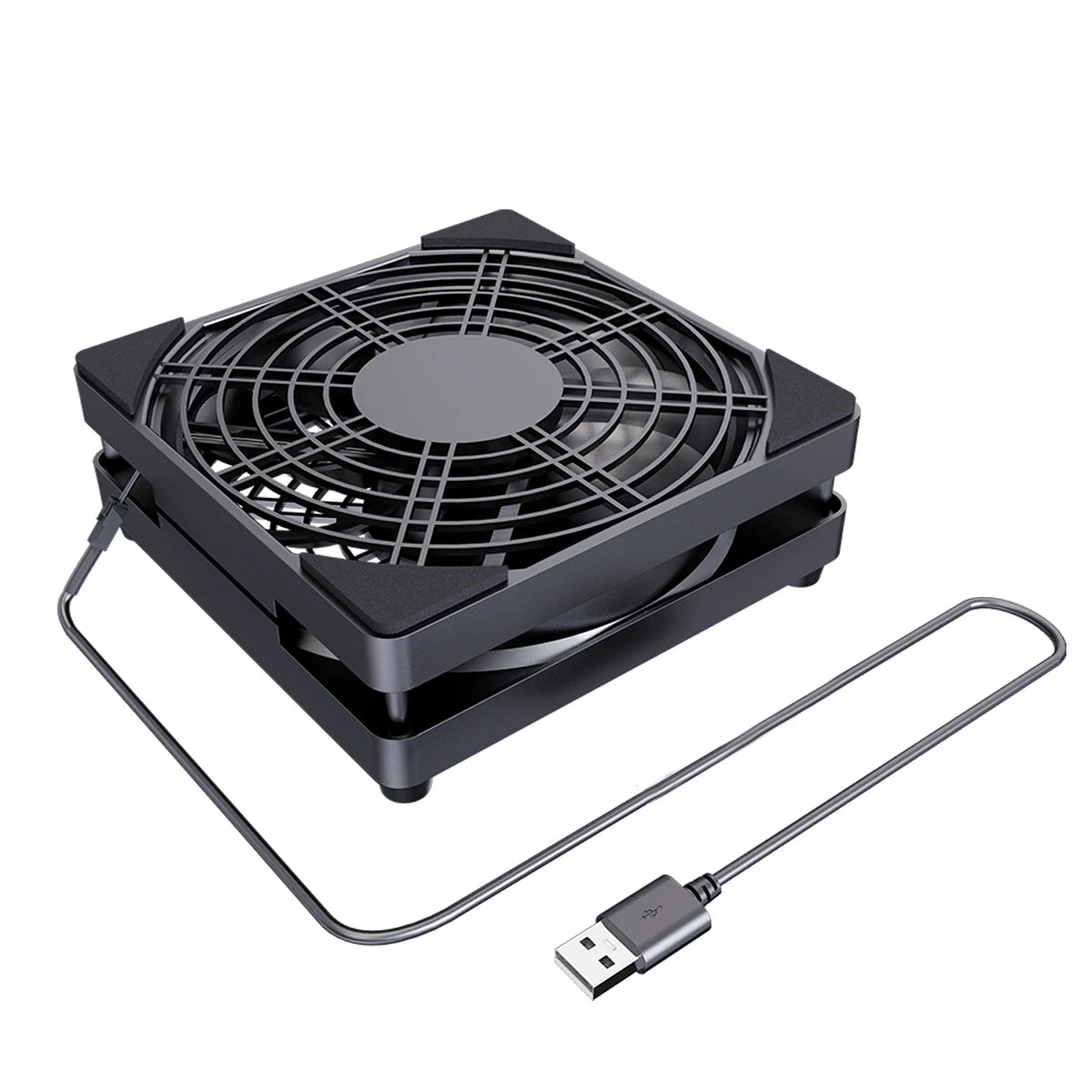 125mm USB Cooling Fan With On/Off Switch Silent Portable Cooler For Router TV Box Laptop Game Console Cabinet Mini Exhaust Fan