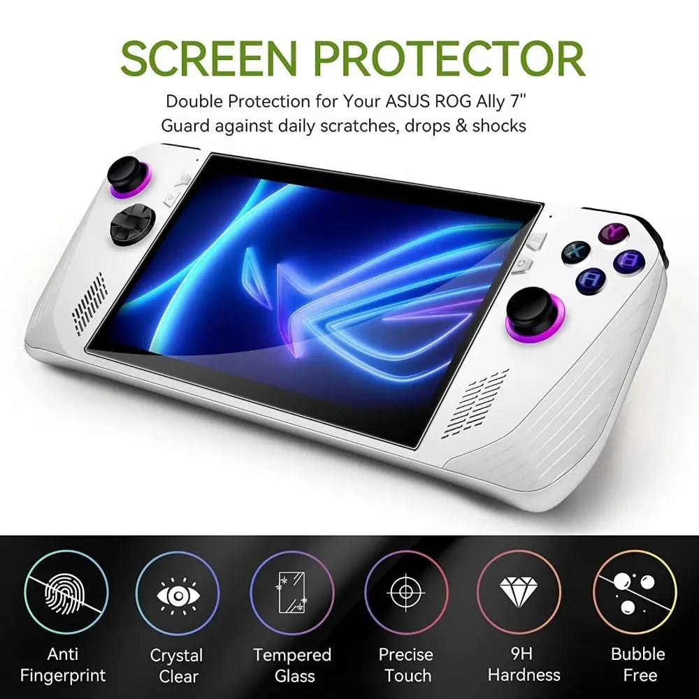 Clear Protective Case for ROG Ally Shockproof Back Cover wit