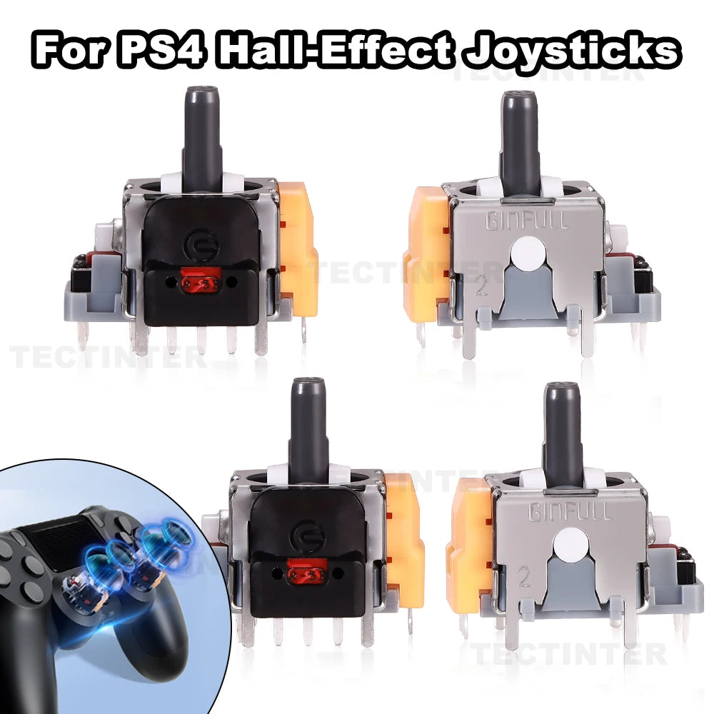 3D Analog Hall Effect Joystick For PS5/4/Slim/Pro Controller