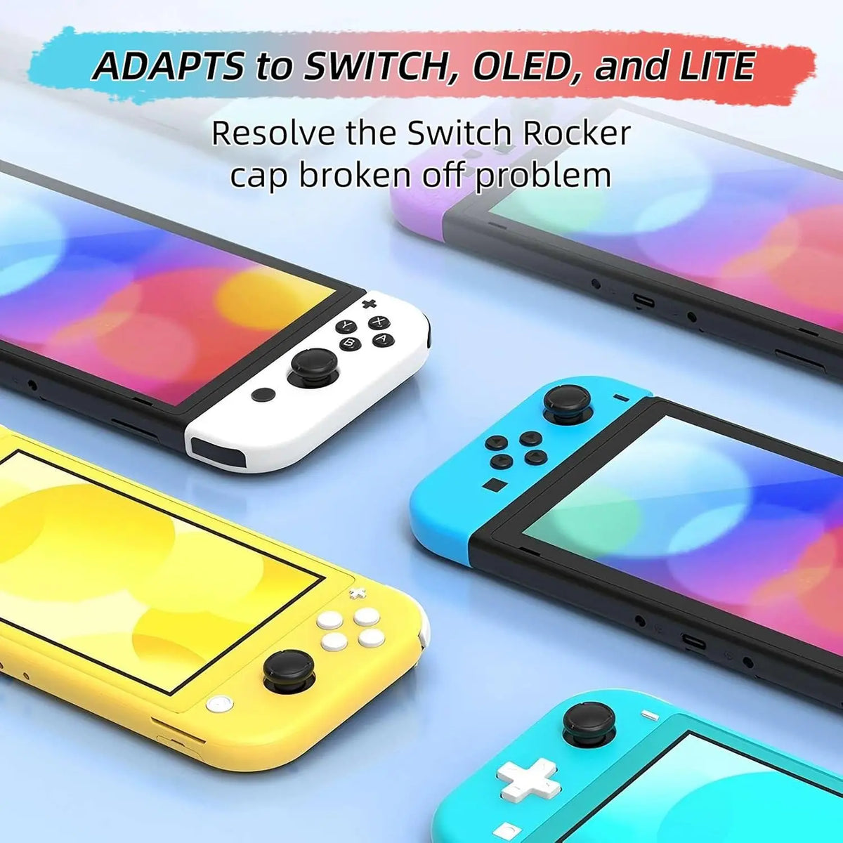 3D Analog Thumb Grip Caps For Nintendo Switch/OLED/Lite Joyp