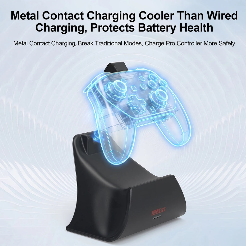 Gamepad Charger Dock Compatible for Switch 2 Pro Controller 