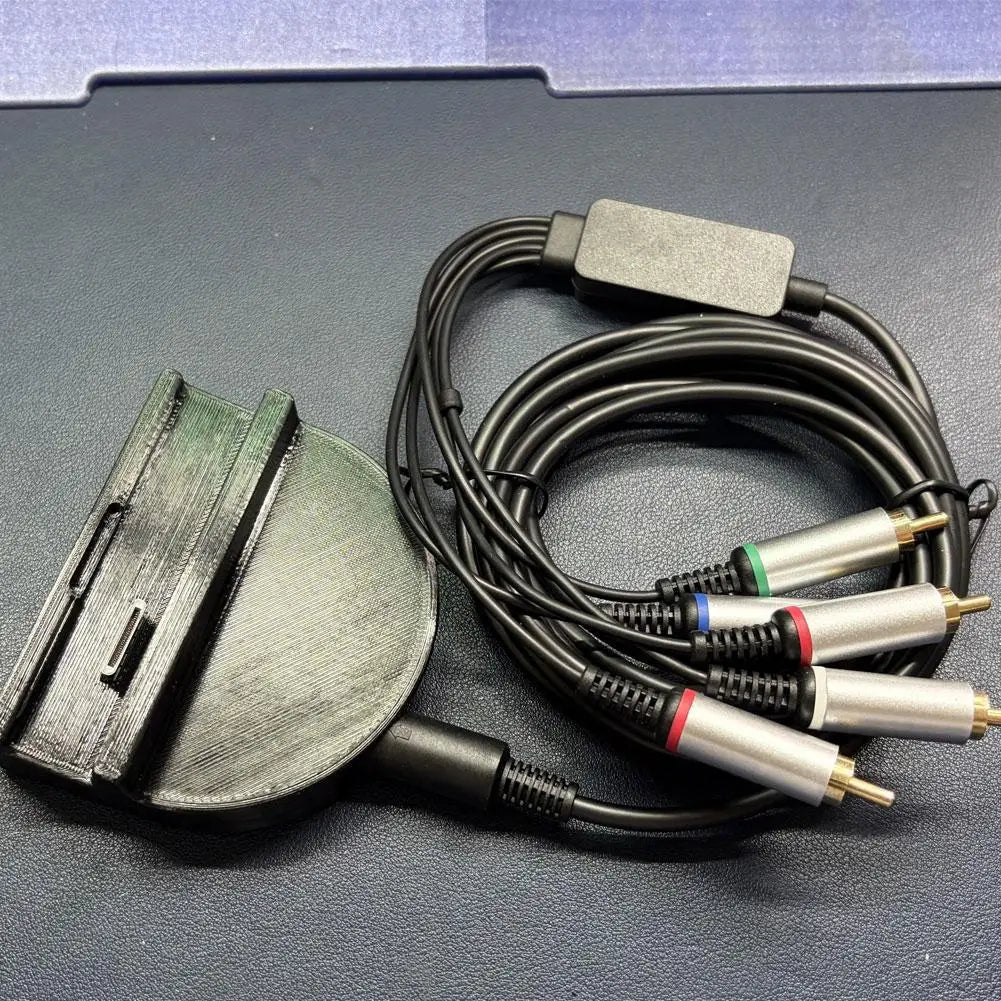 3D Printed Dock For PSP Go Component Cable & Video Output Do