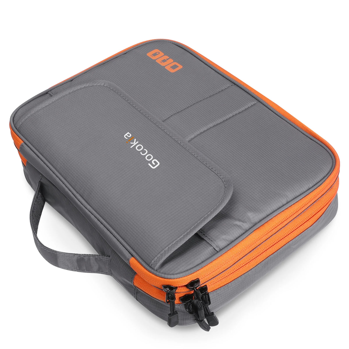 Double Layers Large Capacity Travel Electronic Accessories Organizer Bag Travel Gadget Carry Case Fit for iPad iPhone Cables