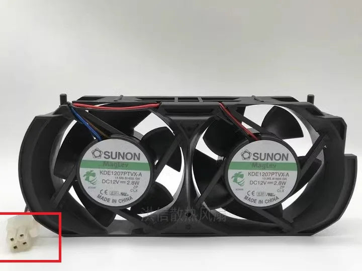 New CPU Cooler Fan for SUNON KDE1207PTVX-A XBOX360 Gaming Console Fan 12V 2.8W Cooling Fan