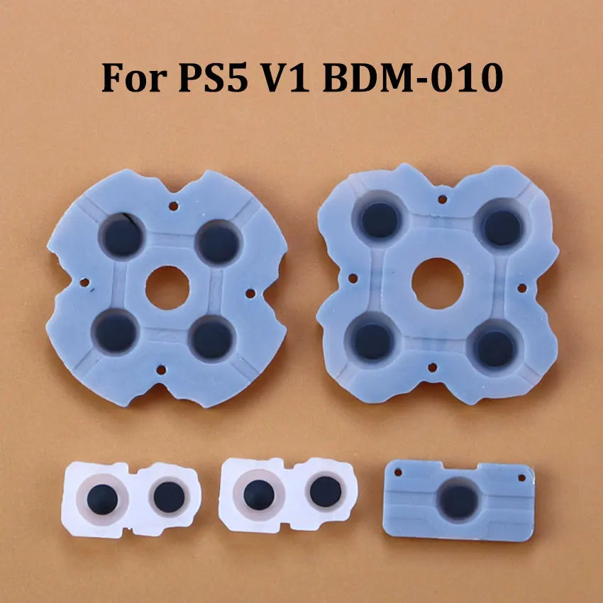 JCD For PS4 JDM-001/010 JDS-030/040/050/055 Silicone Conductive Rubber Button D Pad For PS5 PS4 Pro PS3 PS2 PSP1000 Controller