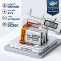 3.7V 600mAh 602030 Lipo Battery for Handheld Game Console MP