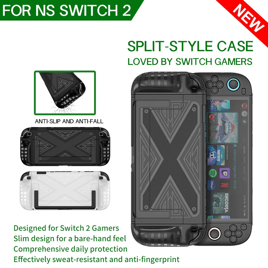 TPU+PC Split Design Case Protection Hand Shell Anti-Drop Han