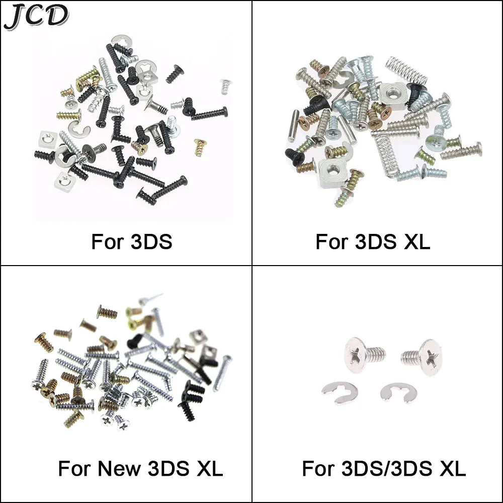 JCD Replacement Philips Head Screws Set For 3DS XL LL New 3D