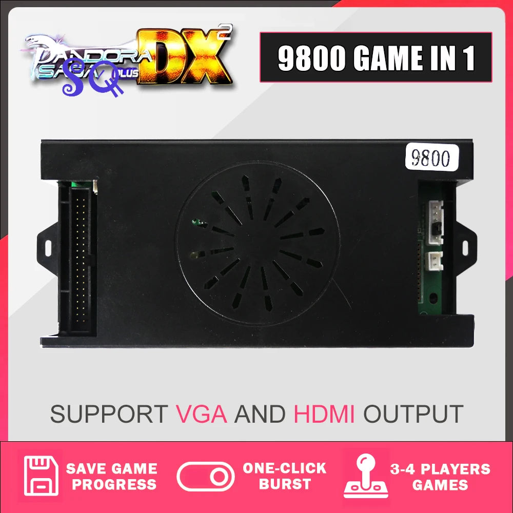 Pandora Saga DX2 Box 9800 in 1 DIY Kit 2 Player with Copy Sa
