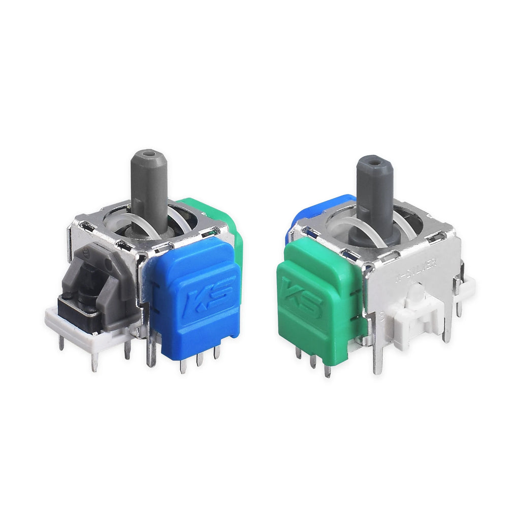 2Pcs Tmr Electromagnetic Induction Joystick Replacement 3D Analog Thumb Stick for Ps5 Ps4 Xbox One Series X/s Elite Controller