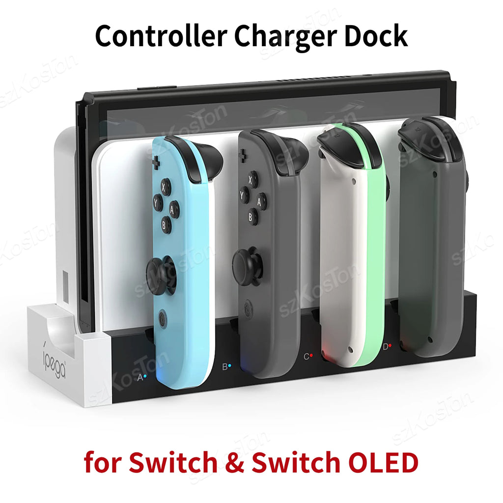 Controller Charger Dock Compatible with Nintend Switch OLED 
