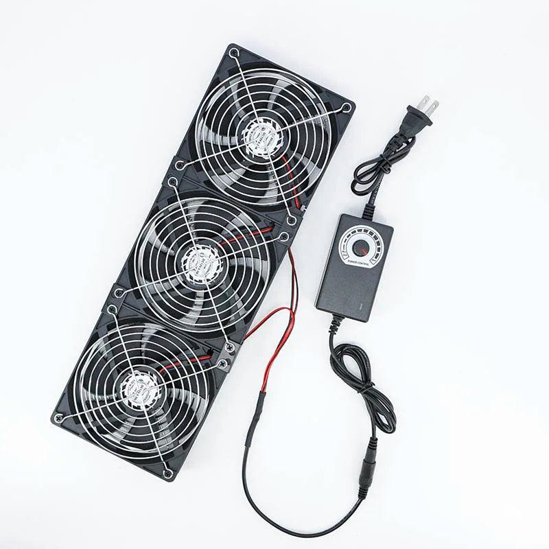 120mm 3000RPM Fan Cooling With Controller 12cm 12V 220V Btc 