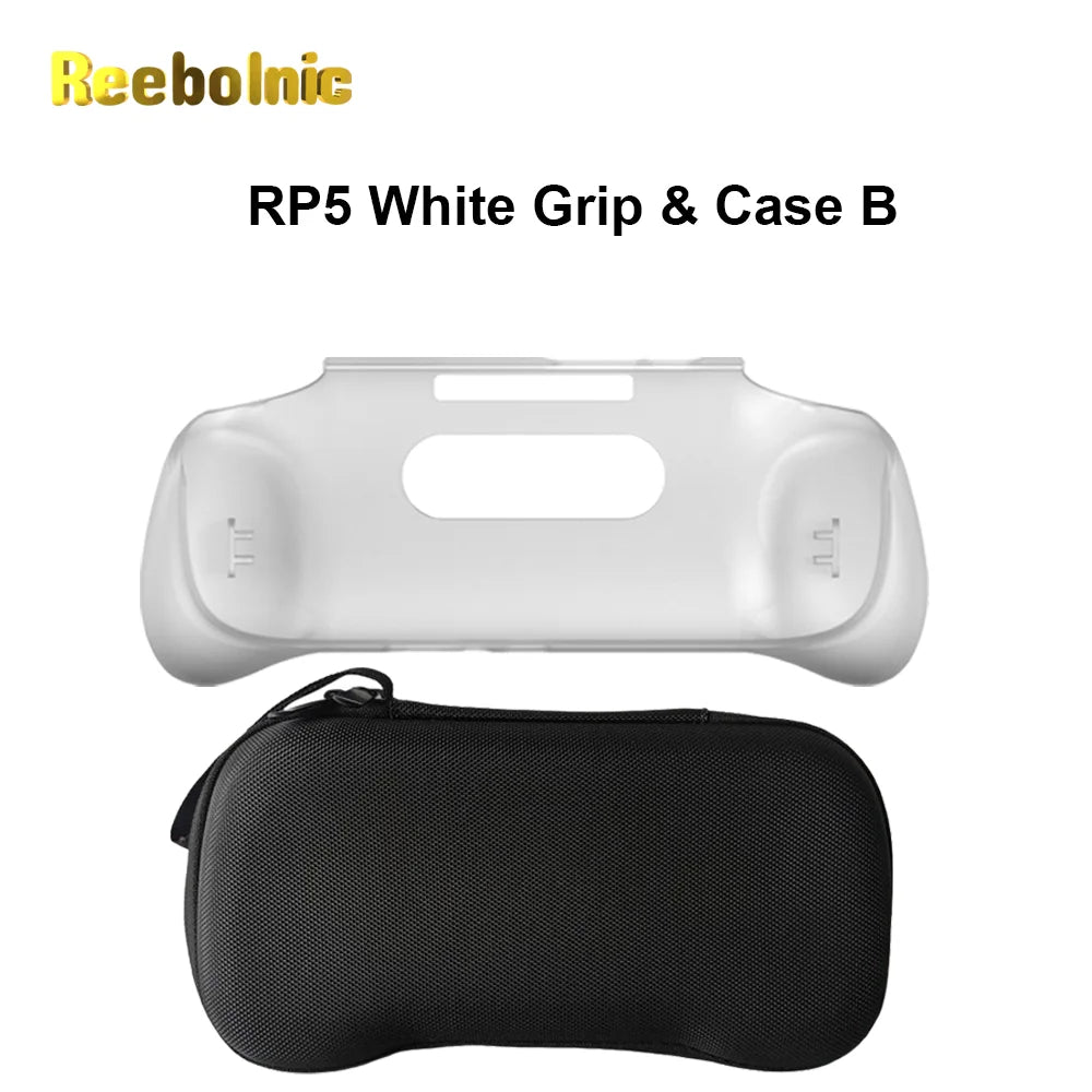 Reebolnic RP5 Big Case with Grip of Retroid Pocket 5 Handheld Game Console Original Version Retroid Official Grip