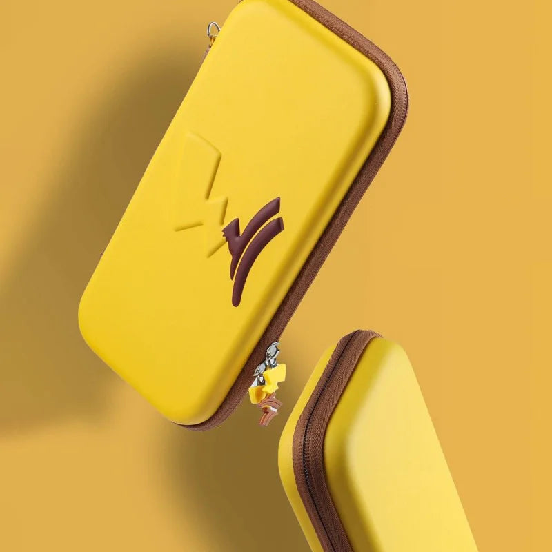 Cartoon Pikachu Storage Bag for Nintendo Switch 2 OLED NS Co