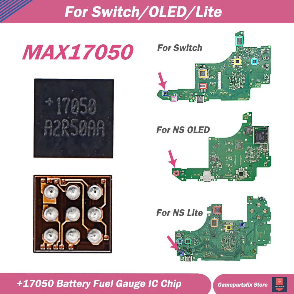 MAX17050 +17050 Battery Detection IC Chip Battery Fuel Gauge