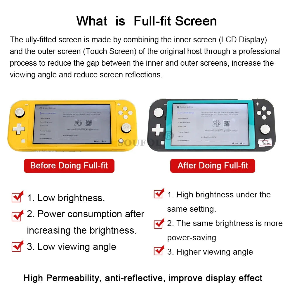 1Pcs New 2in1 LCD Display Screen with Touch Screen for Switc