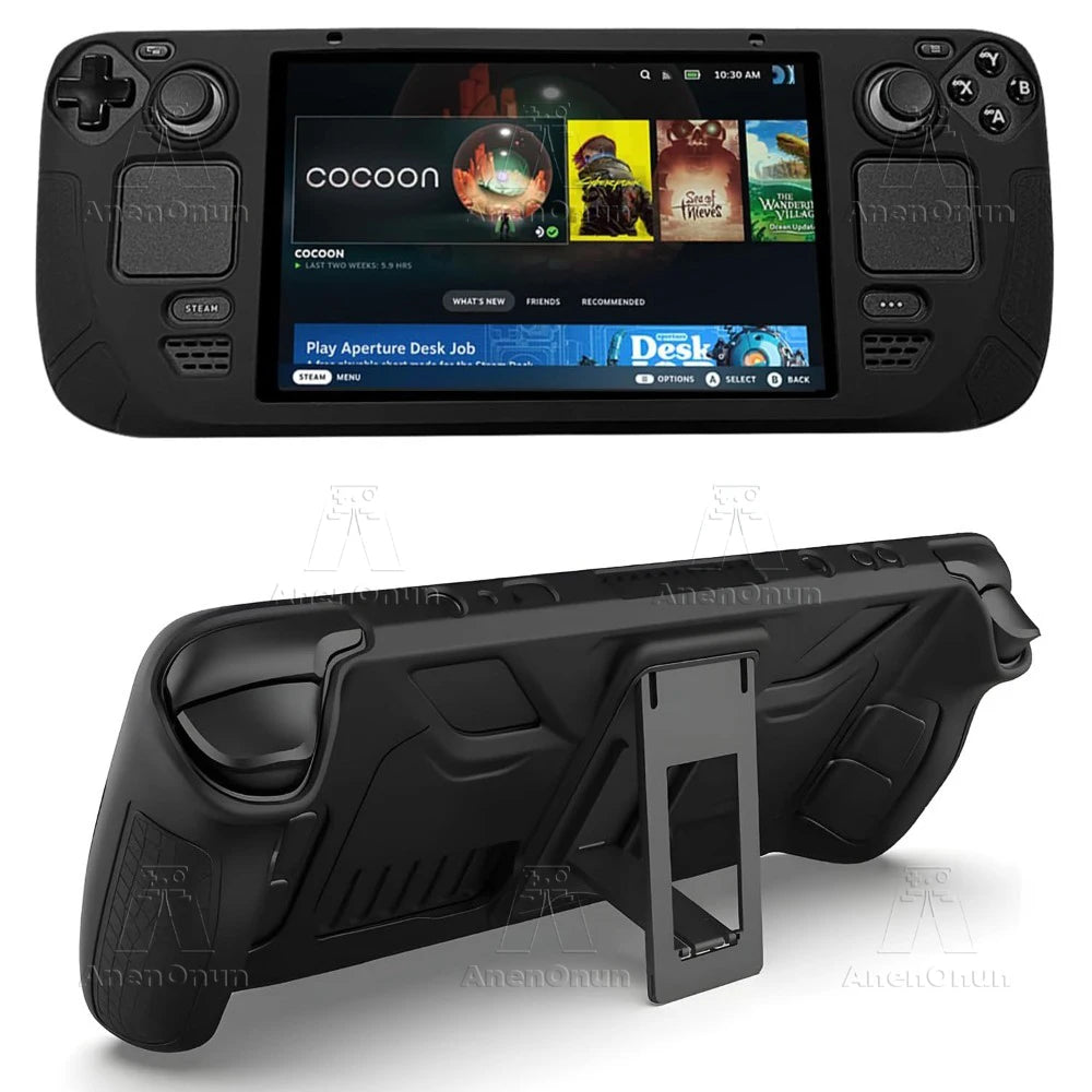 Steam Deck/Steam Deck OLED Full Fit Protective Case w/Foldin